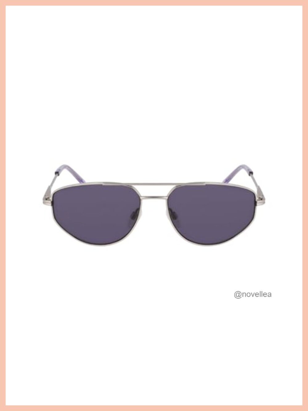 DKNY Aviator Sunglasses Metal Frame Polycarbonate Lens UV Protection